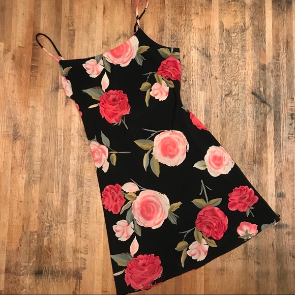 La Belle Dresses & Skirts - Beautiful black and floral dress